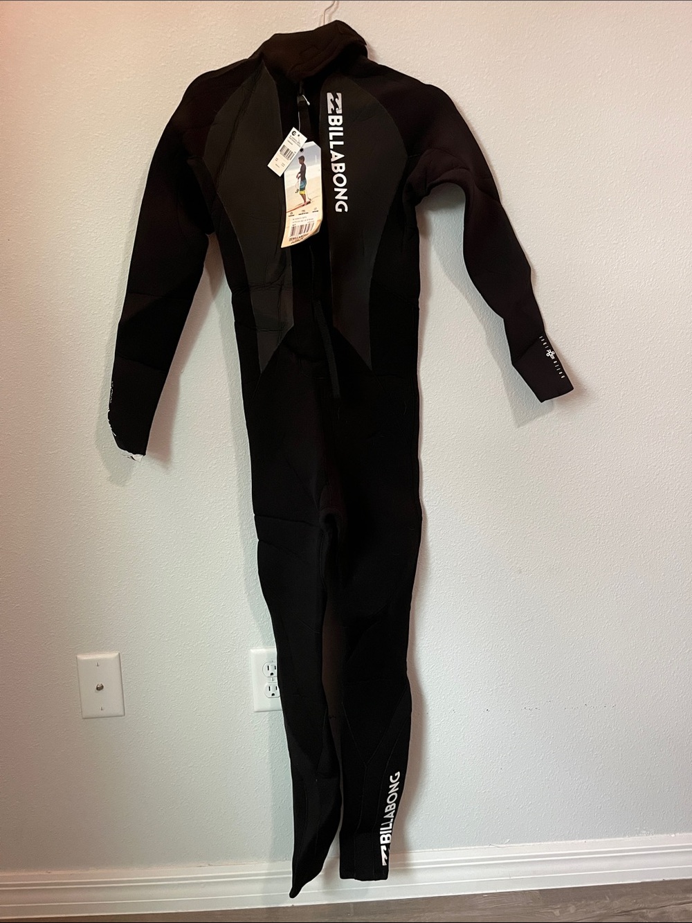 Billabong Men's Intruder 5/4 Back Zip Long Sleeve Steamer Wetsuit